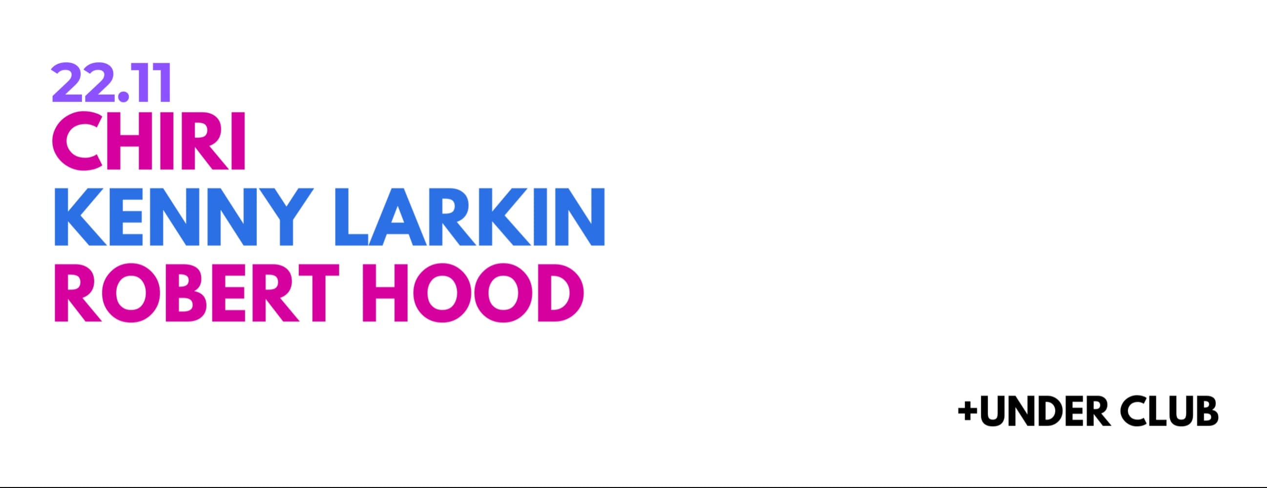 Imagen de CHIRI | KENNY LARKIN | ROBERT HOOD