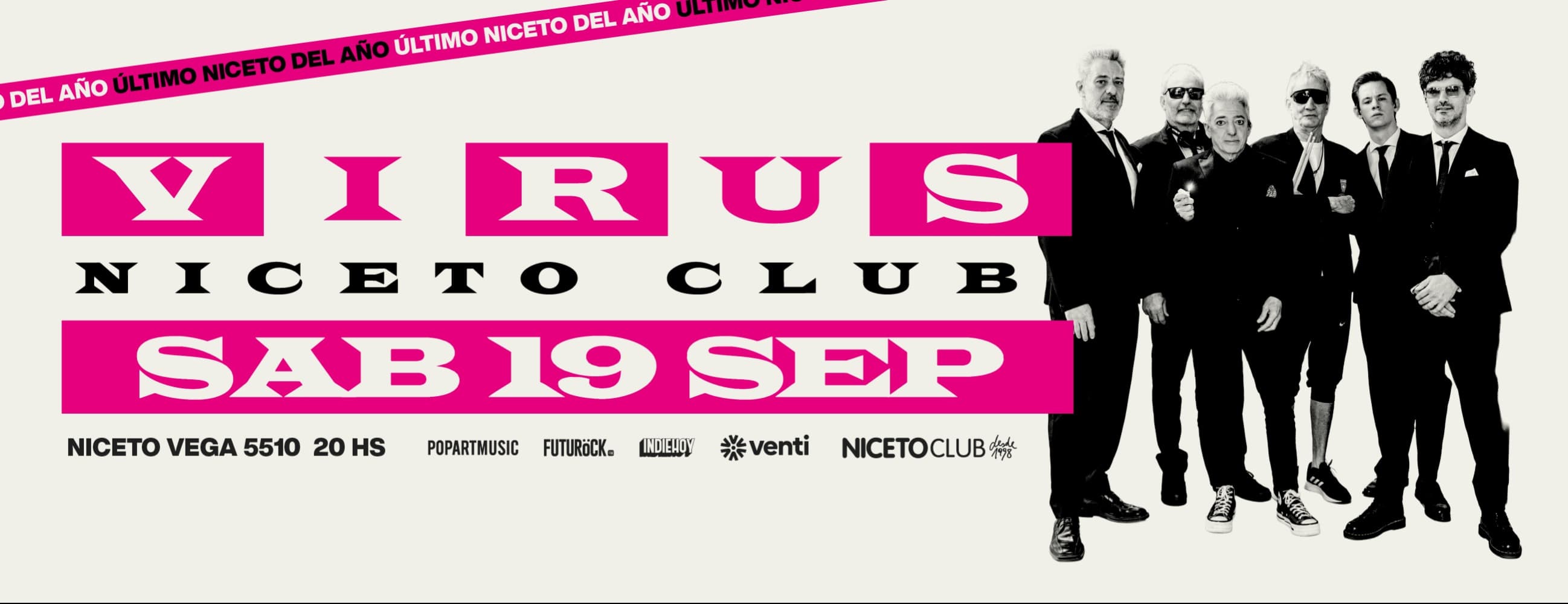 Imagen de Virus 19 SEP en Niceto Club (+18 años)
