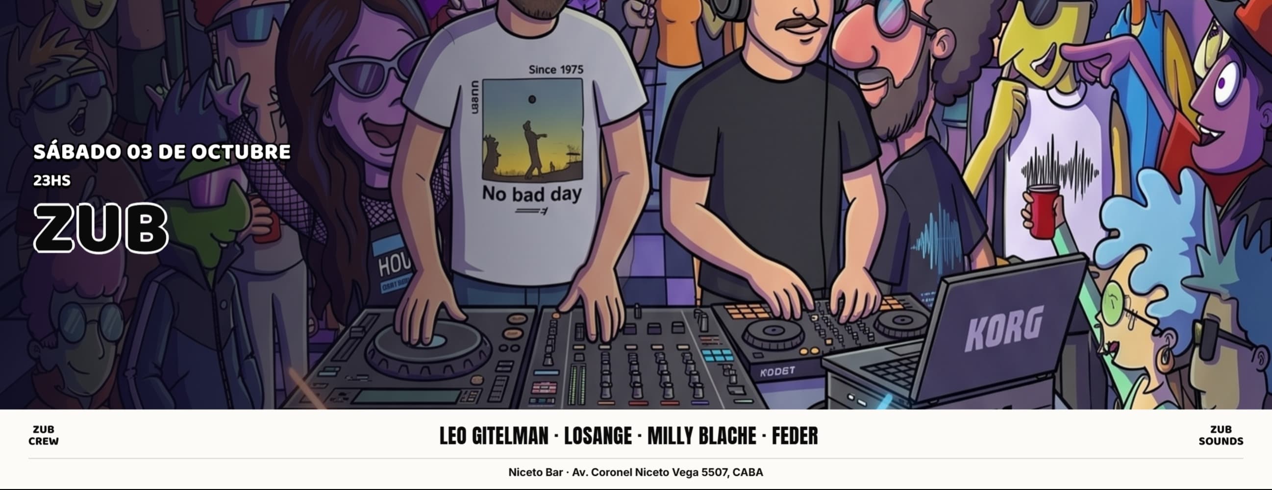 Imagen de ZUB en Niceto Bar