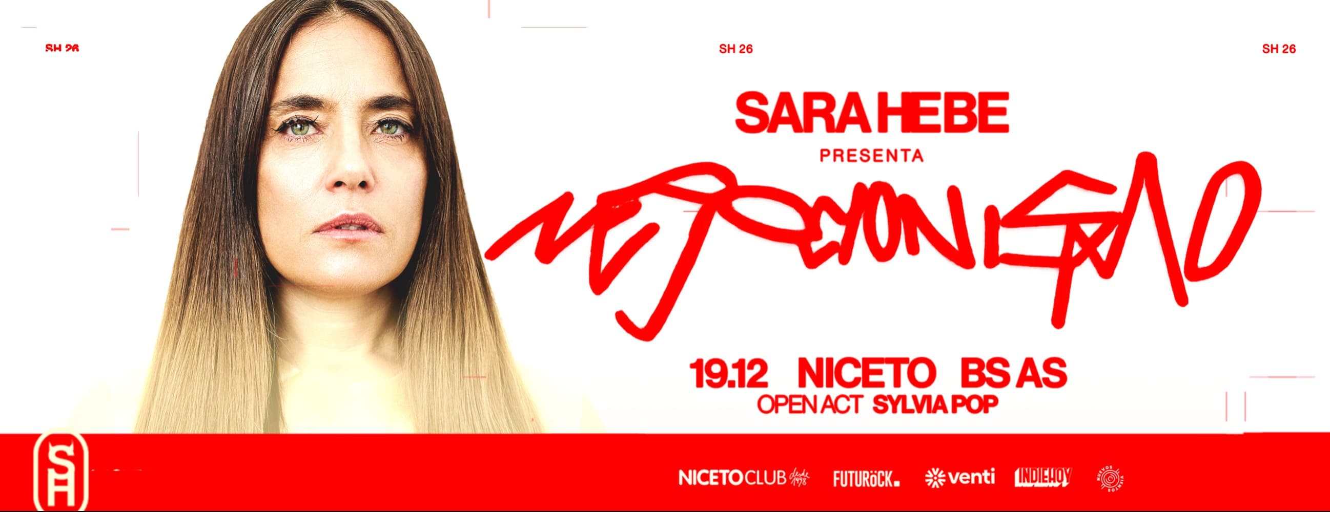 Imagen de Sara Hebe Presenta Negocionismo en Bs As en Niceto Club (+18 años)