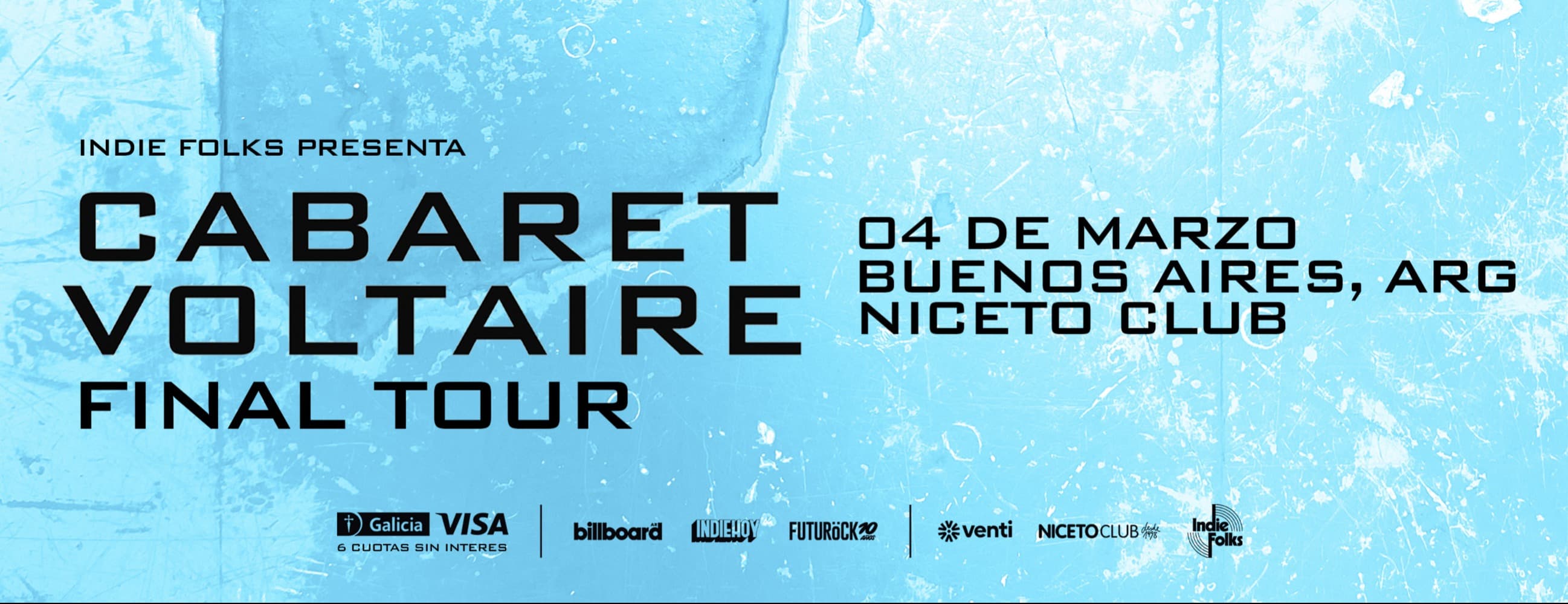 Imagen de CABARET VOLTAIRE en Niceto Club (+18 años)