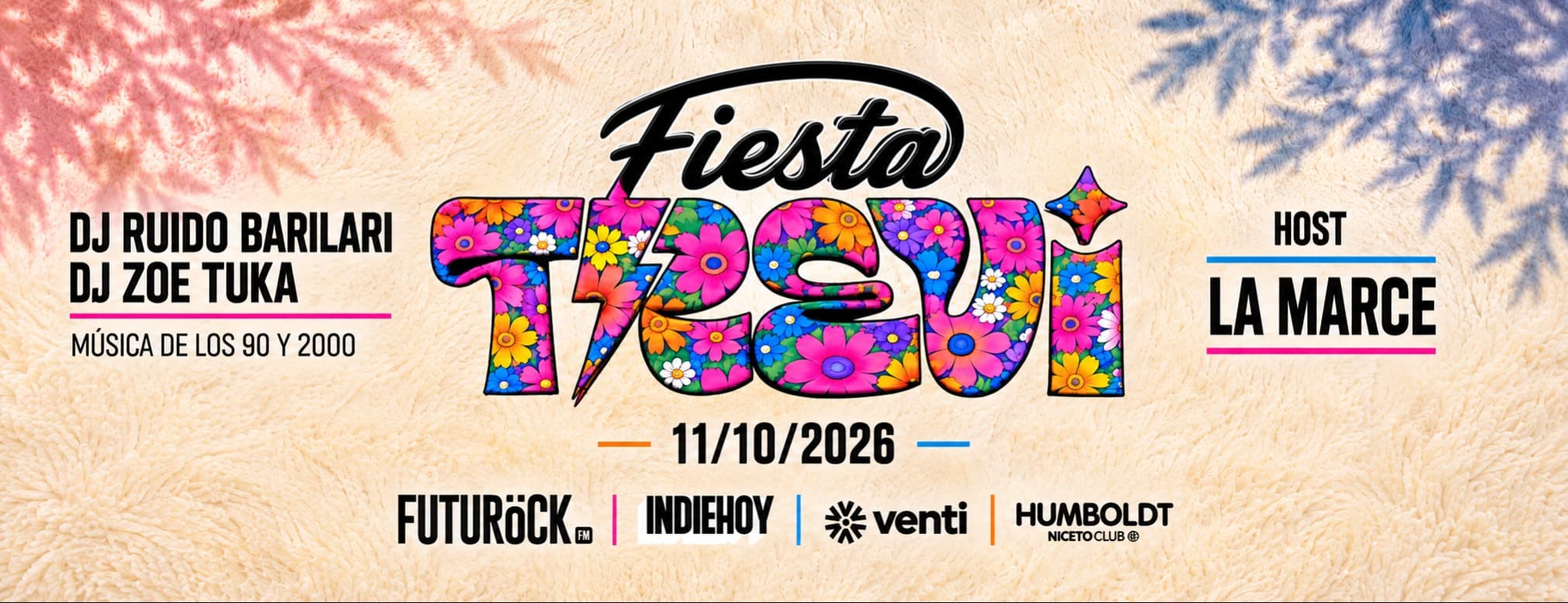 Imagen de FIESTA TREVI 11 Oct en Humboldt - Niceto Club (+18 años)
