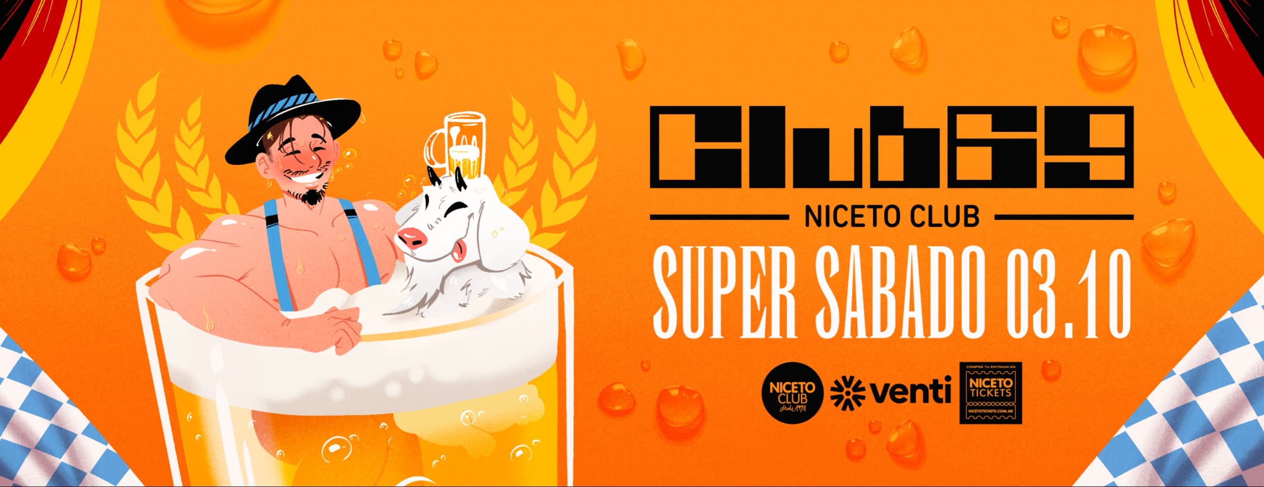 Imagen de Club 69 | 3 OCT en Niceto Club (+18 años)
