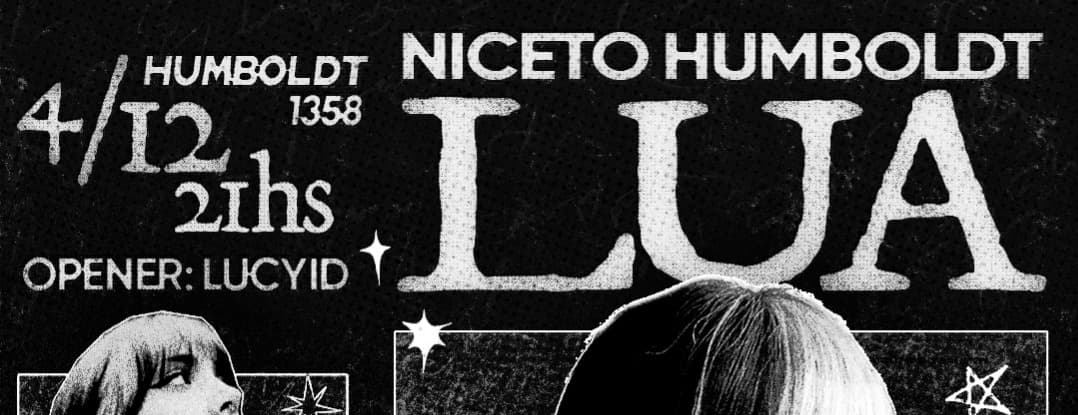 Imagen de Lua + Lucyd en Humboldt - Niceto Club (+18 años)