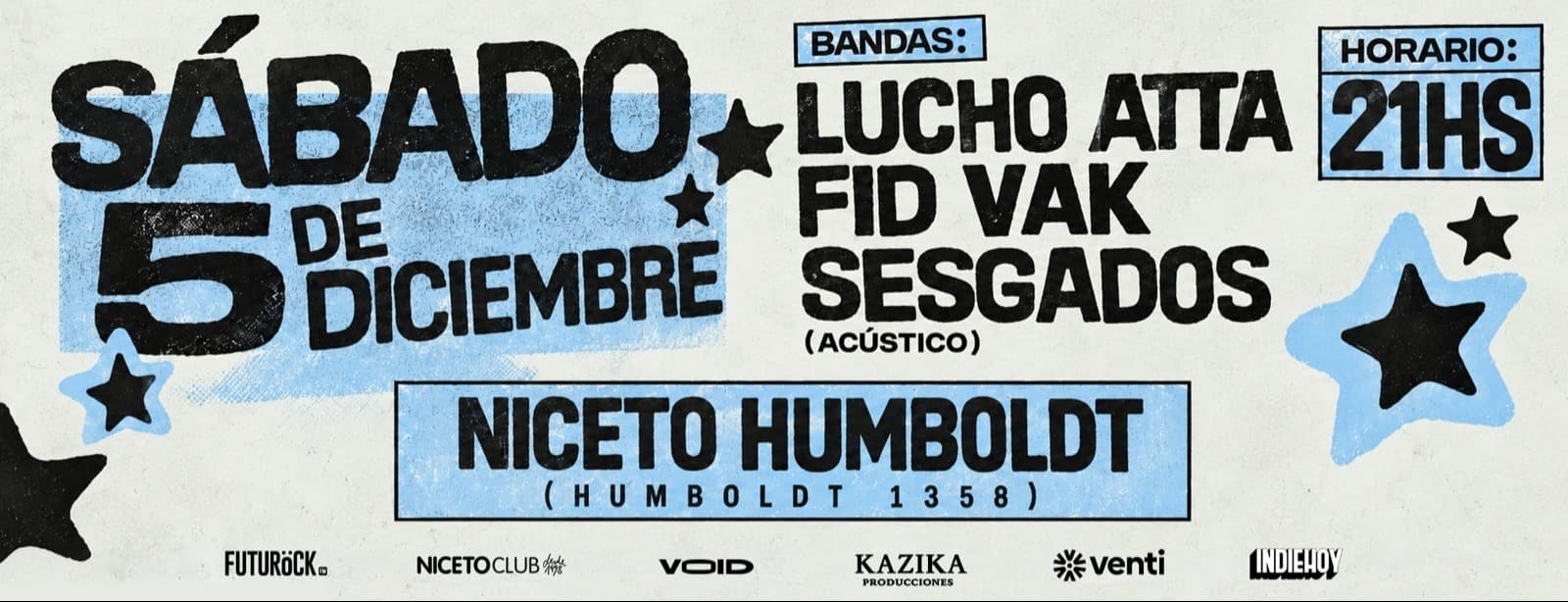 Imagen de Ciclo Void 5 DIC en Humboldt | Niceto Club (+18 años)