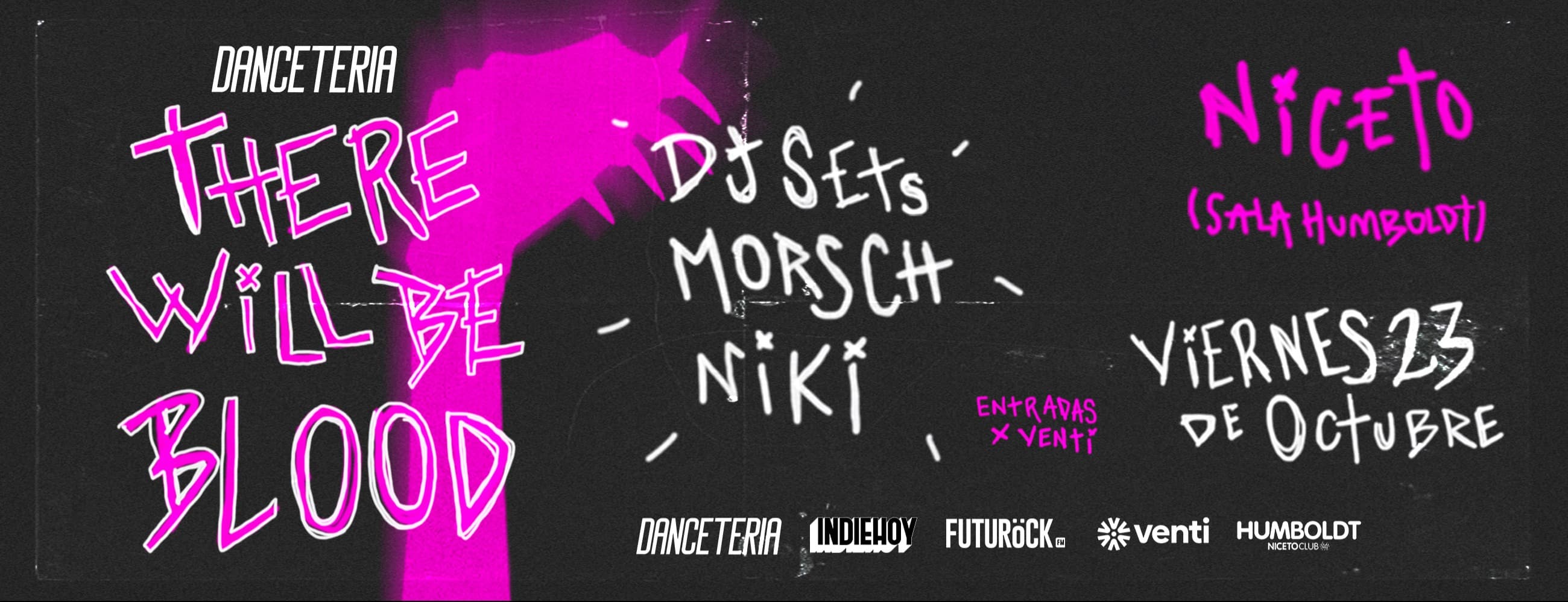 Imagen de DANCETERIA 23 OCT en Humboldt | Niceto Club (+18 años)
