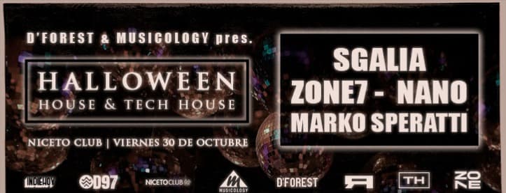 Imagen de HALLOWEEN / D'FOREST & MUSICOLOGY en Niceto Club (+18 años)