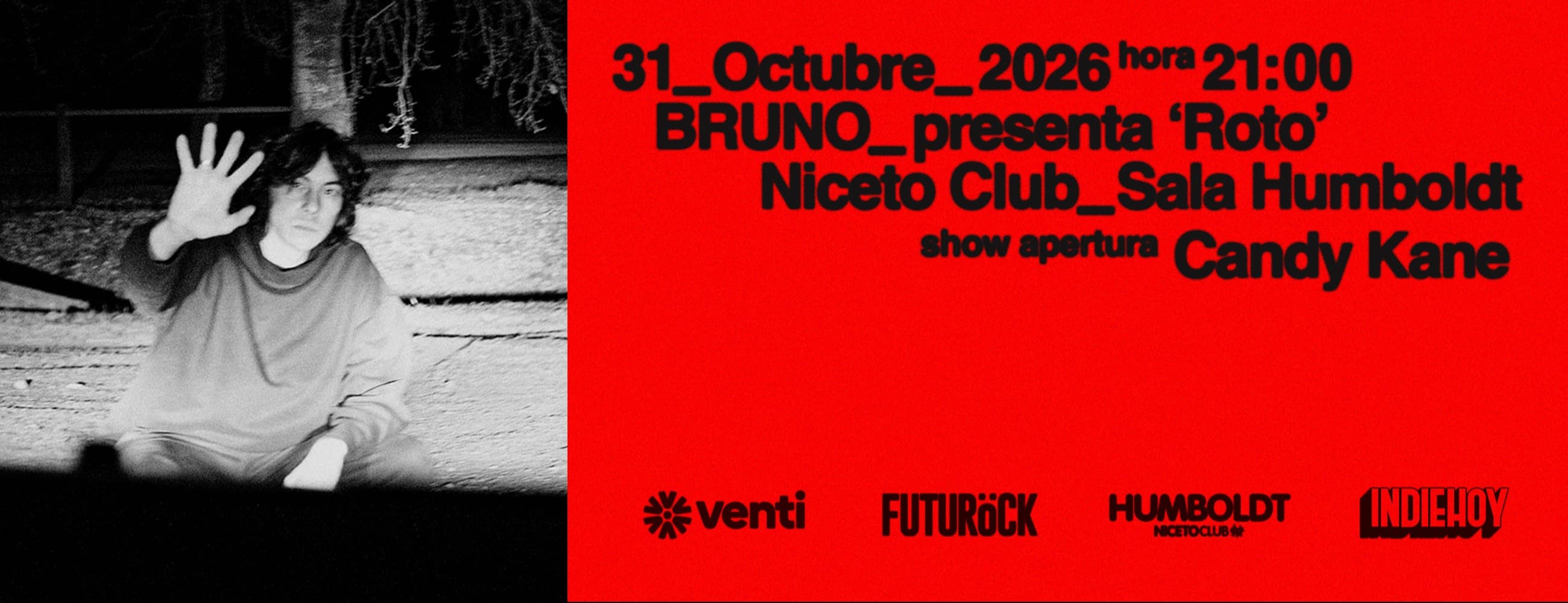 Imagen de BRUNO ALBANO en Humboldt | Niceto Club (+18 años)