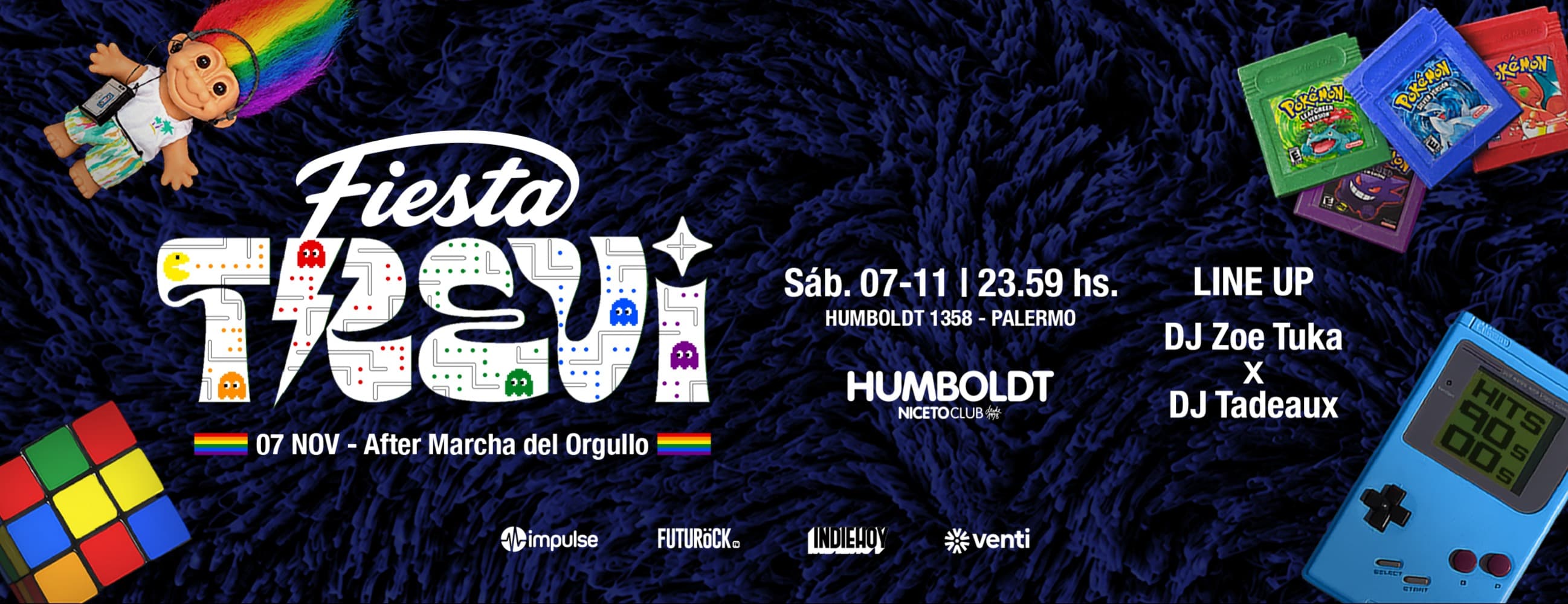 Imagen de FIESTA TREVI 7 NOV en Humboldt - Niceto Club (+18 años)