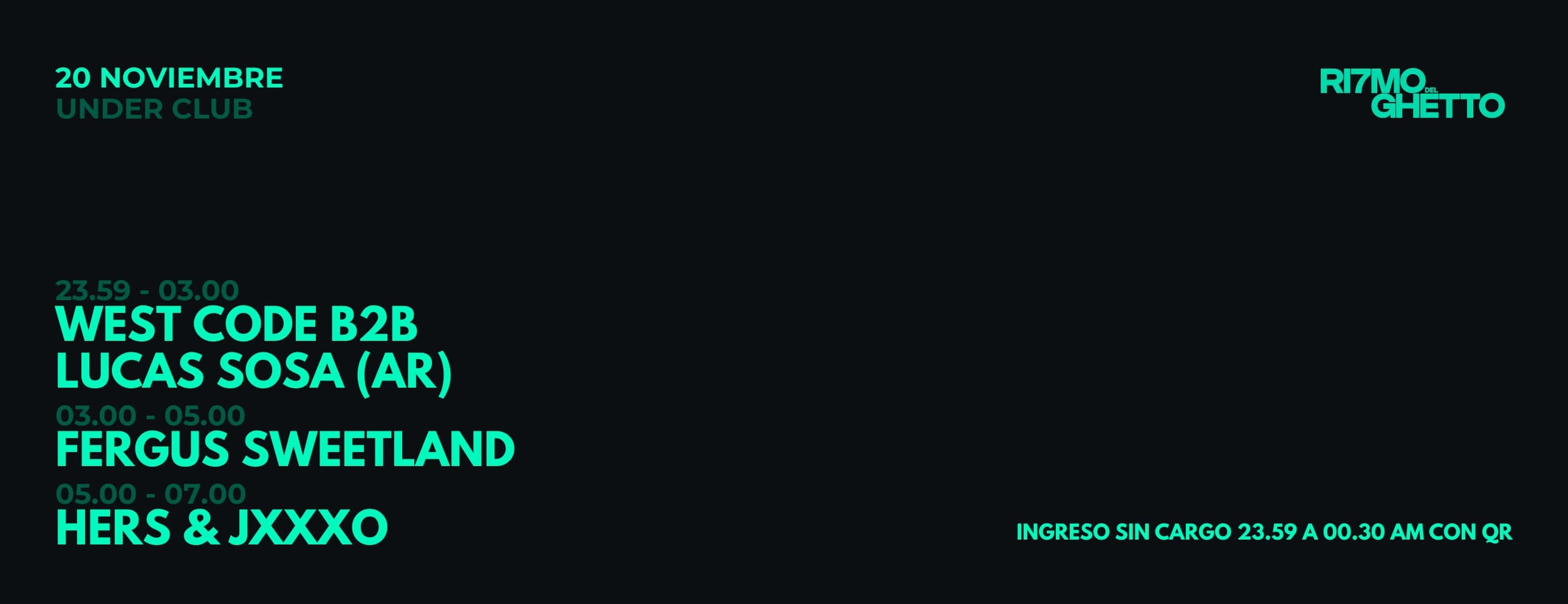 Imagen de Ri7mo del Ghetto X Under Club