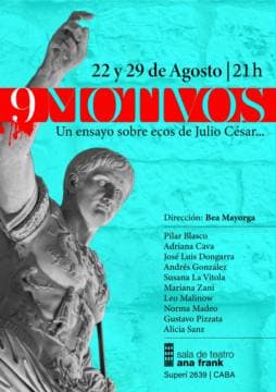 Imagen de 9 Motivos: Un ensayo sobre ecos de Julio César