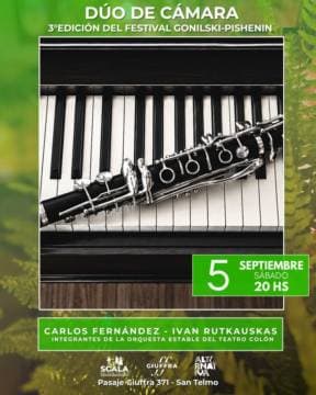 Imagen de 3°Edición del Festival Gonilski-Pishenin Carlos Fernández - Ivan Rutkauskas