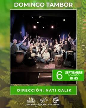 Imagen de Domingo tambor + Escenario abierto