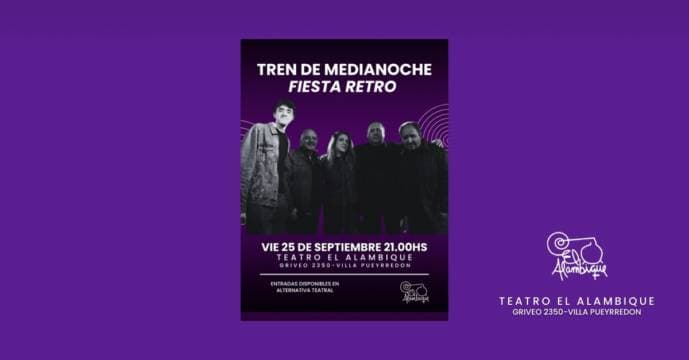 Imagen de TREN DE MEDIANOCHE - Fiesta Retro
