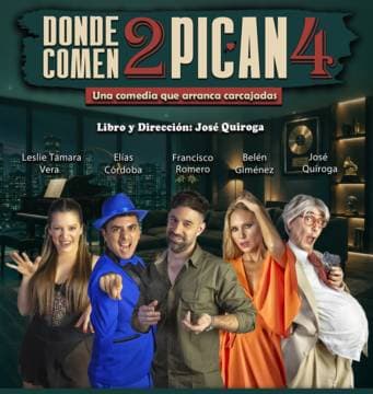 Imagen de Donde comen dos pican cuatro