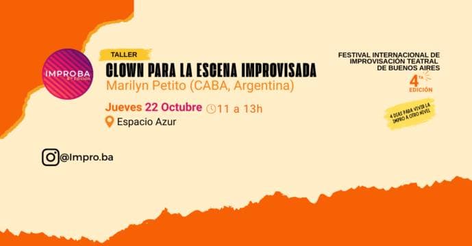 Imagen de Taller: Clown para la escena improvisada