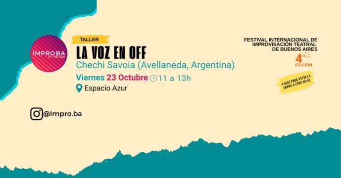 Imagen de Taller: La voz en off