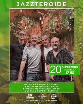 Imagen de Jazzteroide - Jazz Cuarteto