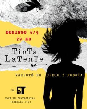 Imagen de Tinta Latente: Varieté de Poesía y Circo
