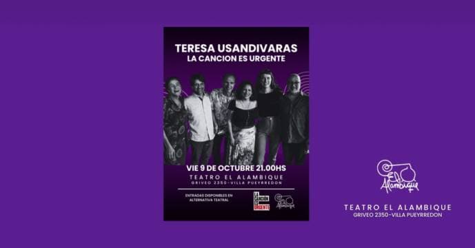 Imagen de La canción es urgente-Teresa Usandivaras grupo