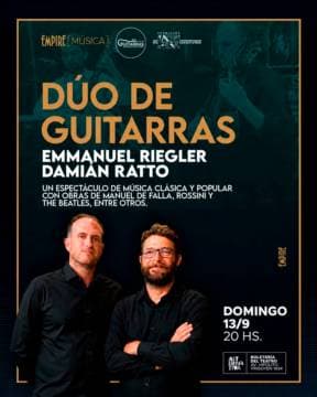 Imagen de Dúo de guitarras Emmanuel Riegler - Damián Ratto