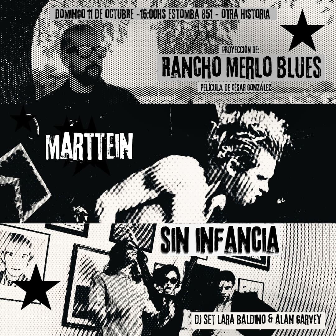 Imagen de Rancho Merlo Blues, Marttein & sin Infancia