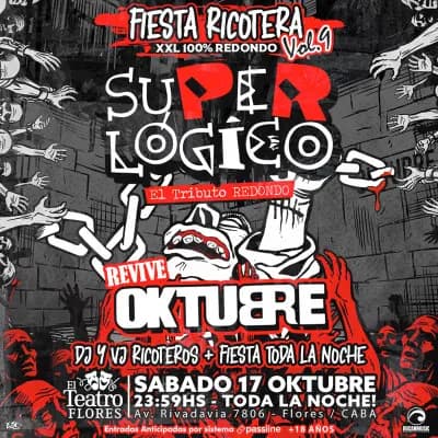 Imagen de Fiesta Ricotera XXL 100% Redondo - 17 octubre 2026