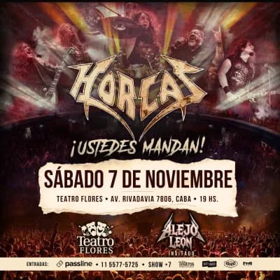 Imagen de HORCAS EN TEATRO FLORES - 7 noviembre 2026