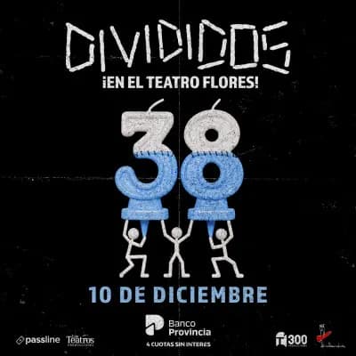 Imagen de DIVIDIDOS en Teatro Flores - 10 diciembre 2026