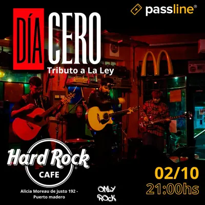 Imagen de Dia Cero en vivo en Hard Rock Cafe Puerto Madero