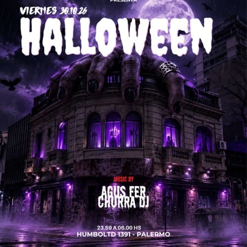 Imagen de Halloween 30.10 Agus Fer Churra