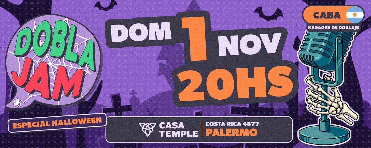 Imagen de Dobla JAM - CABA - Halloween