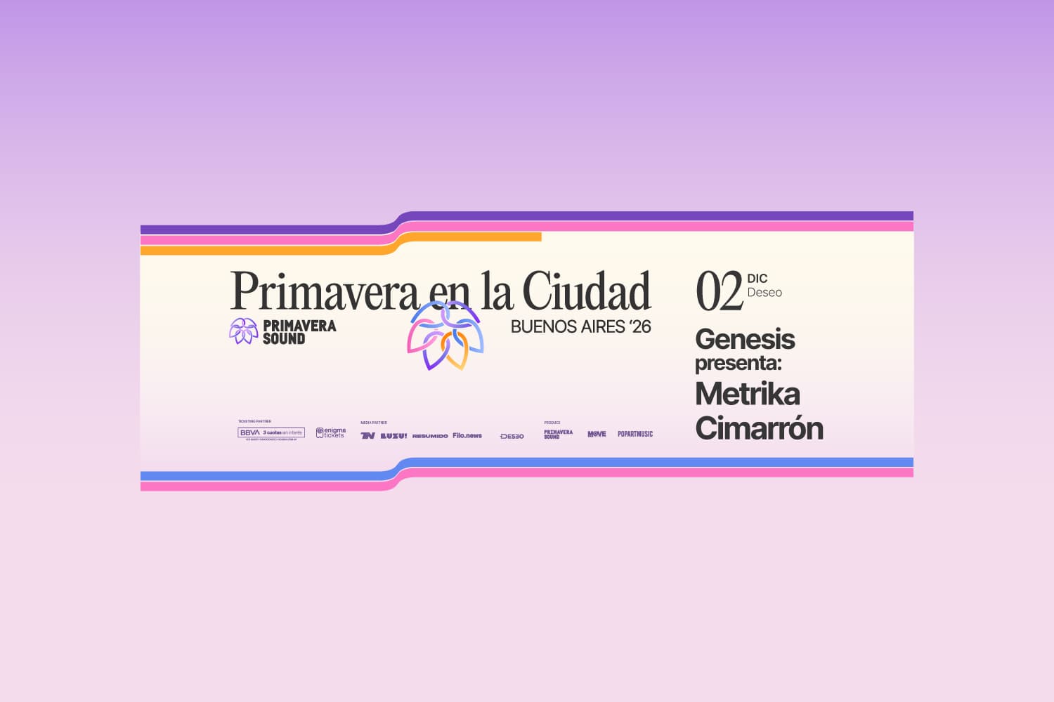 Imagen de Genesis presenta: Metrika, Cimarrón & más invitados