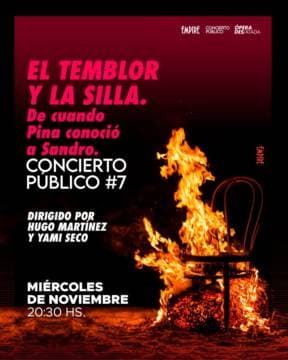 Imagen de EL TEMBLOR Y LA SILLA De cuando Pina conoció a Sandro Concierto Público #7
