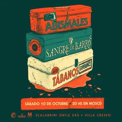 Imagen de Sangre de Barro + Los Abismales + Los Tábanos Experience en Moscú